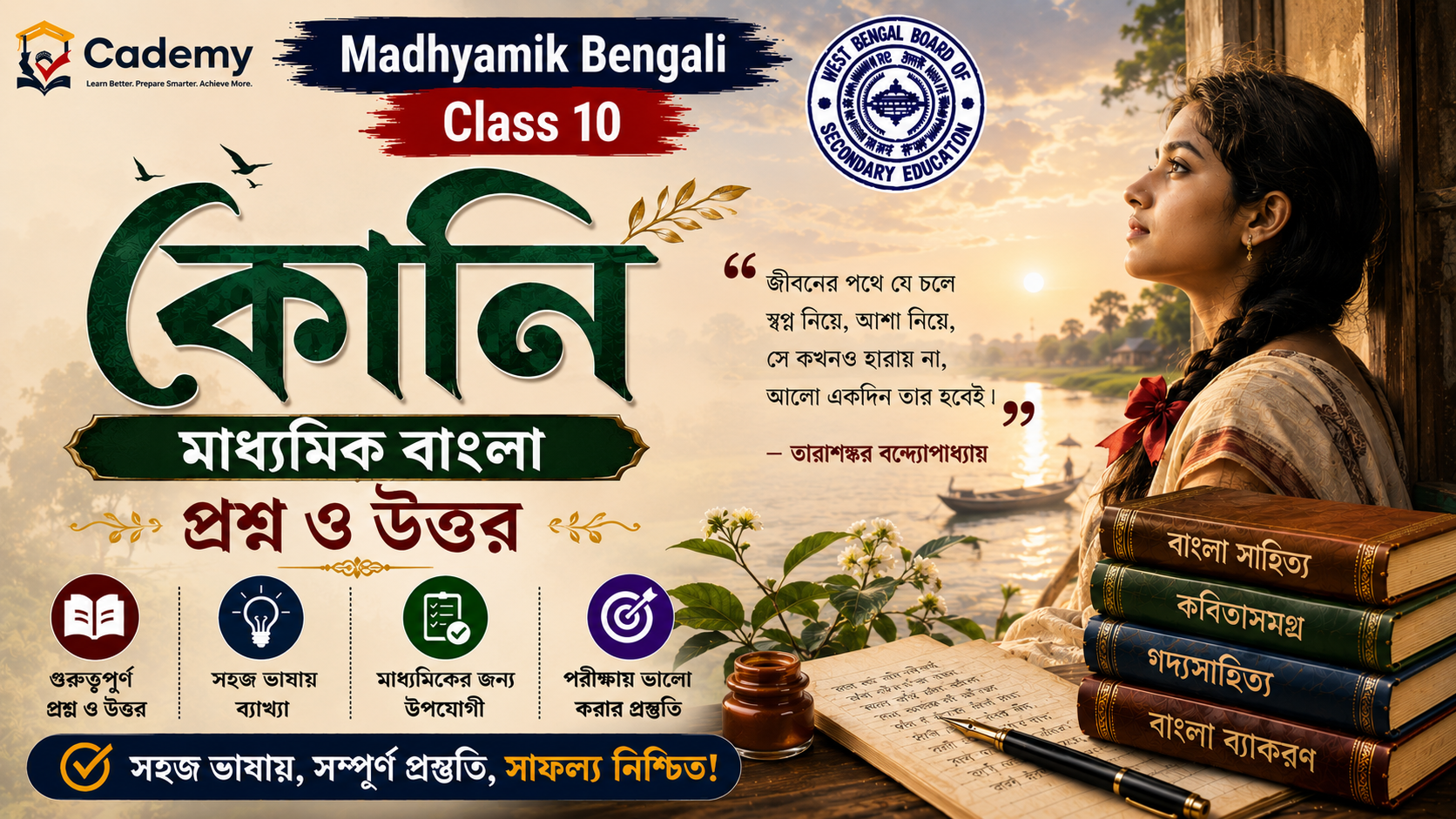 Koni কোনি – মাধ্যমিক বাংলা প্রশ্ন ও উত্তর | মতি নন্দী  | Question Answer | Madhyamik Bengali