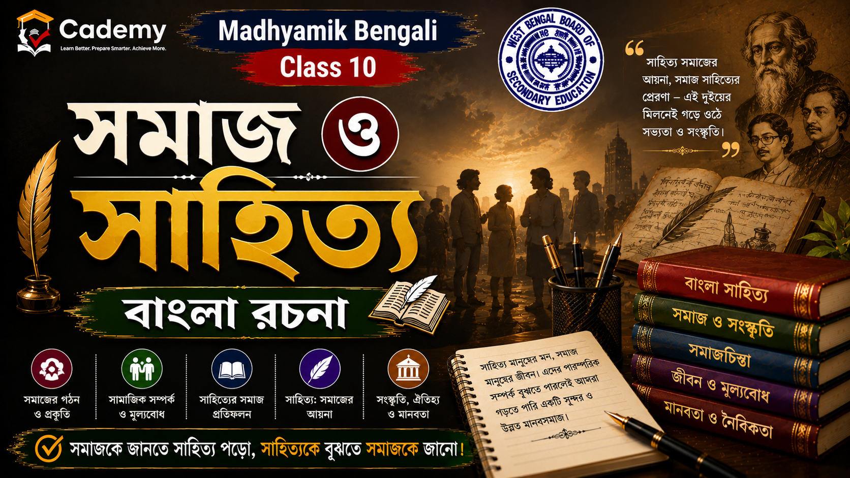সমাজ ও সাহিত্য | Somaj o Sahitto – বাংলা রচনা