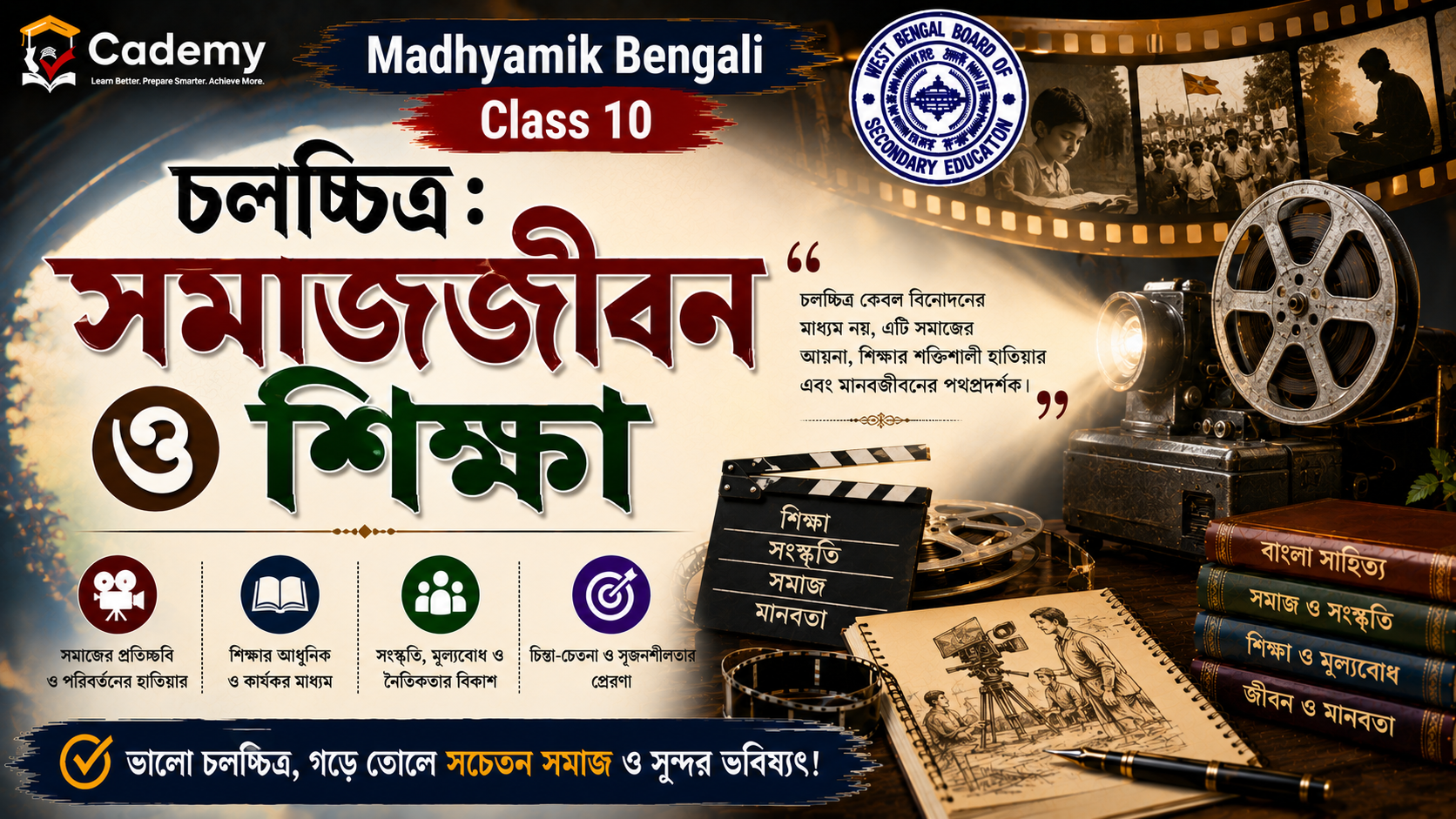 চলচ্চিত্র: সমাজজীবন ও শিক্ষা | Chalchitra Samaj Jiban O Shiksha – Bangla Rachana
